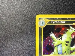 Pokemon TCG Neo Discovery Tyranitar Unlimited Holo Rare 12/75 - Image 5