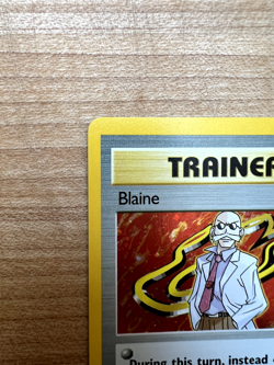 Blaine 17/132 Pokemon TCG Unlimited Holo Rare Gym Challenge - NM - Image 2