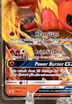 Flareon GX SM171 Sun & Moon Holo Pokemon TCG Promo Near Mint - Image 4