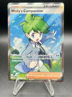 Pokemon TCG Wally’s Compassion 176/132 Full Art Ultra Rare Mega Evolution - Image 1