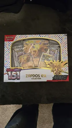 Pokemon Scarlet & Violet Zapdos EX Collection 151 Series, Sealed Box - Image 1