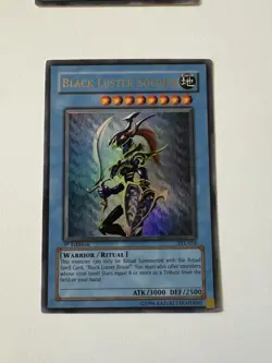 Black Luster Soldier SYE-024+ Ritual SYE-025 SD: Yugi Evolution 1st Edition LP - Image 1