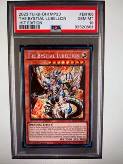 PSA 10 Yugioh The Bystial Lubellion MP23-EN160 Secret Rar e 1st Edition - Image 1