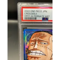 PSA 10 Crocodile OP01-062 Alt Art Leader Romance Dawn ONE PIECE Card 2022 JPN - Image 2