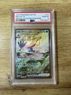 Pokemon Surging Sparks Milotic EX 237/191 Special Illustration Rare PSA 10 - Image 1