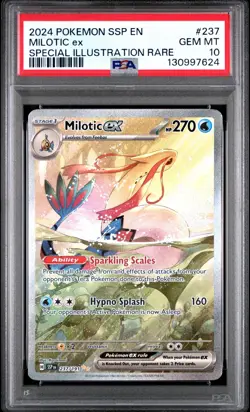2024 Pokemon Surging Sparks Milotic ex Special Illustration Rare 237/191 PSA 10 - Image 1