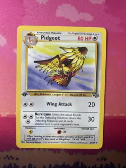Pokemon Card Pidgeot Jungle 1st Edition Rare 24/64 Near Mint - Image 1