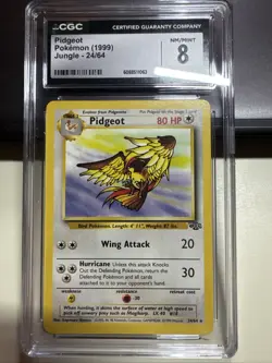 Pidgeot Pokemon 1999 Jungle 24/64 Base Set Original Rare Vintage - Image 1
