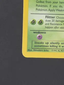 Dark Golbat 24/82 Rare Team Rocket WOTC Pokemon Non-Holo - Image 3