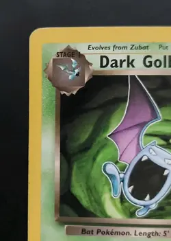 DARK GOLBAT 24/82 LP/MP - Team Rocket - WOTC Vintage Non Holo Rare Pokemon Card - Image 4