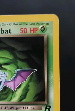 DARK GOLBAT 24/82 LP/MP - Team Rocket - WOTC Vintage Non Holo Rare Pokemon Card - Image 5
