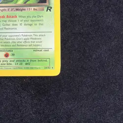 Vintage Pokemon Team Rocket Dark Golbat 24/82 Non-holo Rare WotC 2000 NM - Image 5
