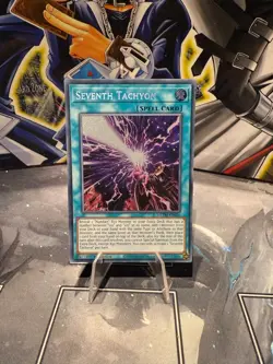 MZTM-EN016 Seventh Tachyon Secret Rare 1st Edition Yugioh Card - Image 1
