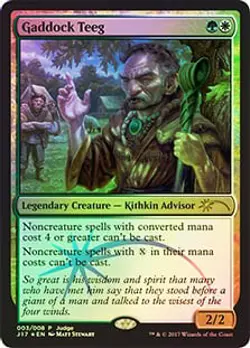 Gaddock Teeg (Judge) FOIL Promo NM Creature Special MAGIC MTG CARD ABUGames - Image 1
