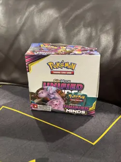 Pokemon Unified Minds Booster Box *EMPTY* - No cards No Packs - Display Only - Image 1