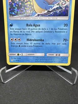 Lapras 5/12 Exclusive Sparkle Holo McDonald's 2019 Pokemon TCG Card - Image 4