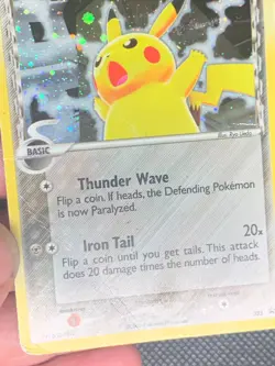 Pikachu 035 - Delta Species Promo Pokemon Card - DMG - Image 2