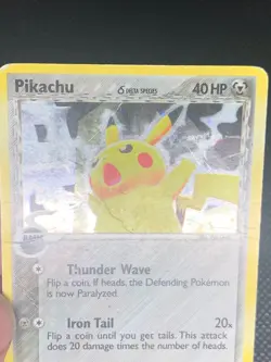 Pikachu 035 - Delta Species Promo Pokemon Card - DMG - Image 4