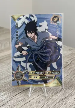 Sasuke Uchiha NR-UR-014 Naruto Kayou Card TCG Mint Ultra Rare - Image 1