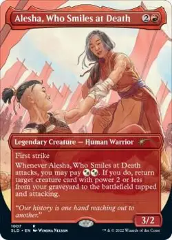 Alesha, Who Smiles at Death Secret Lair Drop Series LP 1007 - Image 1