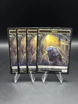 Set Of 4 MTG Insect Token Amonkhet - Image 1