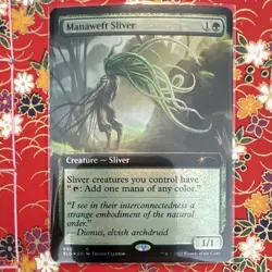 Manaweft Sliver Secret Lair Drop Regular Green Creature 650 Magic: The Gathering - Image 1