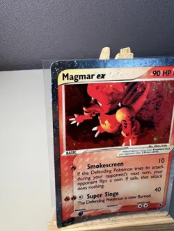 Pokemon TCG Magmar EX Ruby and Sapphire Holo Ultra Rare Card 100/109 - Image 5