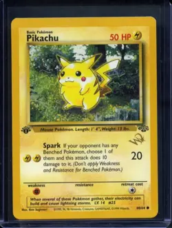 Pokemon TCG Pikachu Jungle 60/64 Regular 1999-2000 Wizards Base Set MINT - Image 1