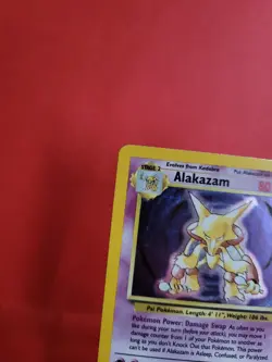 Pokemon Karte/card - Simsala Alakazam 1/102 - Base Set - Holo - Excellent - Image 2