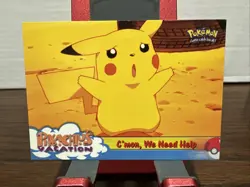 C'mon, We Need Help Pokemon Topps Pikachu's Vacation #53 - Image 1