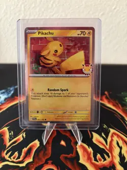 Pikachu 051 /162 Stamped 2026 Pokemon Day 30 Promo TCG - NM-MT - Image 1