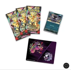 Pokemon Mega Evolution Ascended Heroes Tech Sticker Gastly PREORDER - LOT OF 4 - Image 2