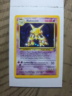 Pokemon Alakazam TCG Card Base Set 2 Holo Unlimited Rare Card 1/130 LP - Image 1