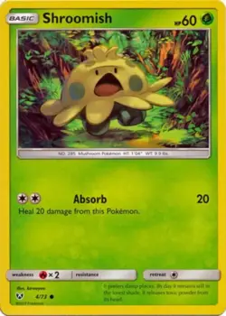 Shroomish - 4/73 - Common - Pokemon TCG - Shining Legends - Image 1