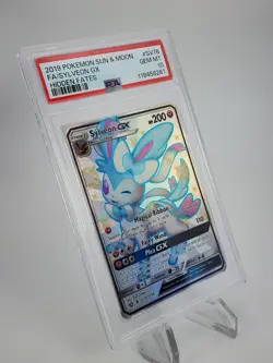 Pokemon Sylveon GX Hidden Fates Full Art #SV76 PSA 10 Gem Mint - Image 2