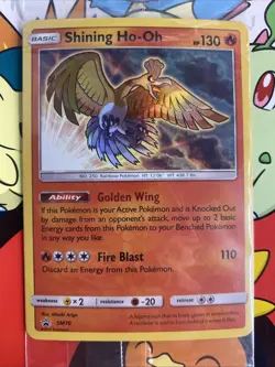 Shining Ho-Oh 2016-19 Pokemon SM Black Star Promos #SM70 Sealed - Image 2