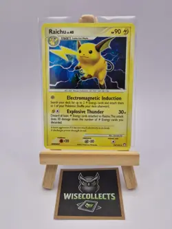 Raichu Holo 15/123 Mysterious Treasures Holo Rare 2007 Lv 40 Pokemon - Image 1