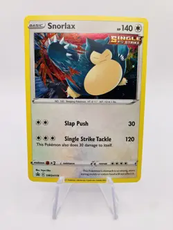 Snorlax SWSH119 Black Star Promo Pokemon TCG - Chilling Reign - Holo - Image 1