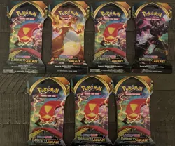 Darkness Ablaze Sleeved Booster Pack lot of 7 Pokemon Tcg /Sword And Shield 820650807138 - Image 1