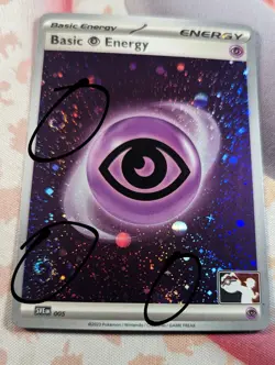 Pokemon Psychic Energy Cosmos Holo 3x SWIRLS Prize Pack Series Promo Stamped - Image 2