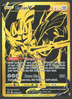 Pokemon TCG: Zacian V SWSH076 Sword & Shield Black Star Promo Full Art - Image 1