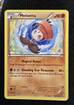 Pokemon TCG - Meloetta 86/113 - Legendary Treasures - Rare - Image 1