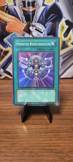 Yu-Gi-Oh! Monster Reincarnation 1st Edition RDS-EN045 Super Rare Near Mint - Image 1