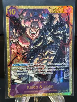 Kaido & Linlin OP08-119 SEC - One Piece TCG - English Card Near-Mint Secret Rare - Image 1