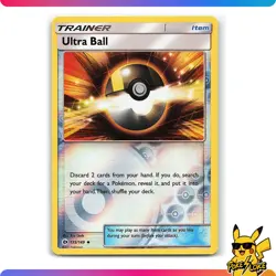 Ultra Ball - 135/149 - Reverse Holo - Sun & Moon - [NM] - Image 1