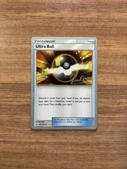 💎Pokemon TCG Card Sun & Moon Ultra Ball 135/149 2017 World Championships LP - Image 1