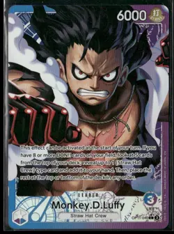 2025 One Piece Monkey D. Luffy Alternate Art Leader OP11-040 - Image 1