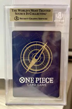 BGS 9.5 One Piece OP11 Monkey D. Luffy Gold SP Alt Art JAPANESE - Image 2