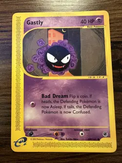 Pokemon Cards Expedition Gastly 109/165 EX/NM RARE - Image 1