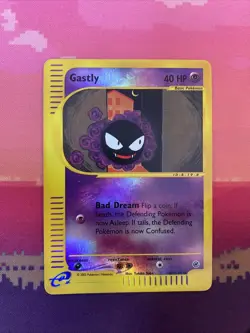 Pokemon Card Gastly Expedition Reverse Holo Common 109/165 Near Mint - Image 1